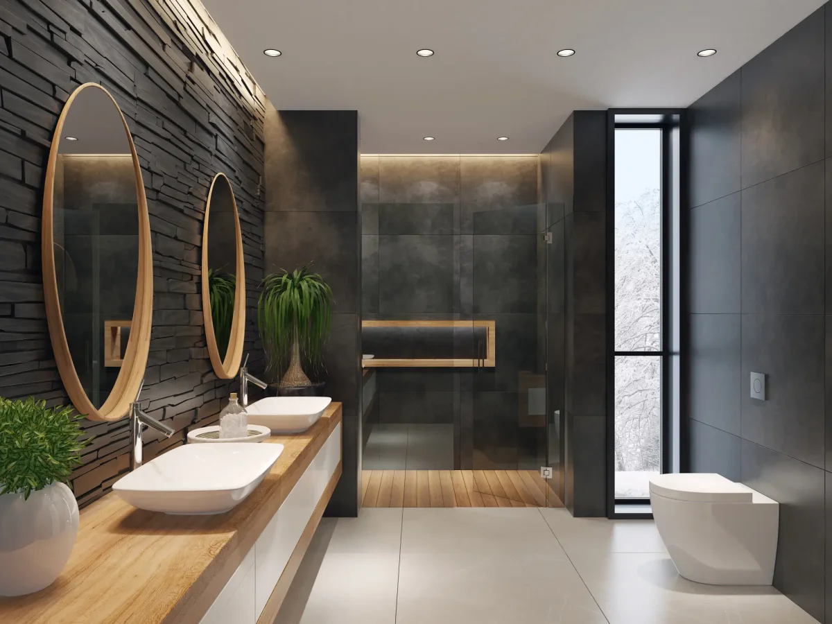 Şık Banyo Tasarımı